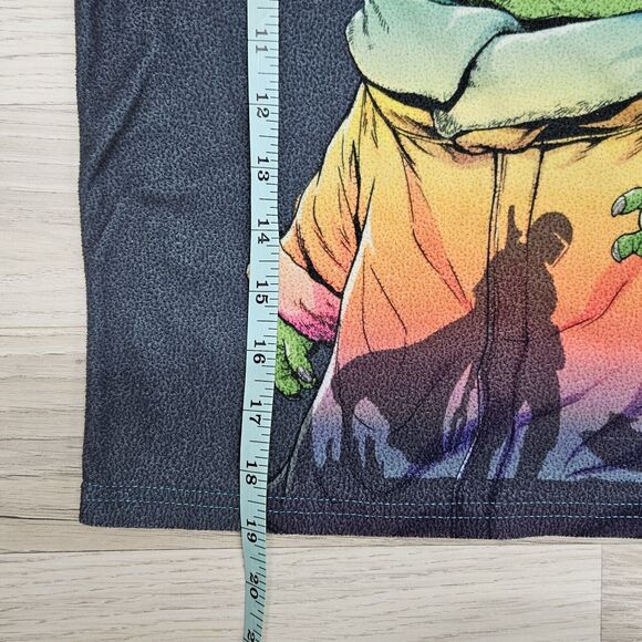 STAR WARS Boys Teal Baby Yoda Child Fleece Pajama Set Size 8 - Picture 4 of 8